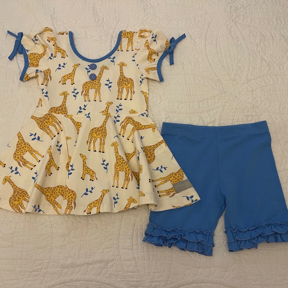 Eleanor Rose 2 piece Set girls size 7/8  EUC